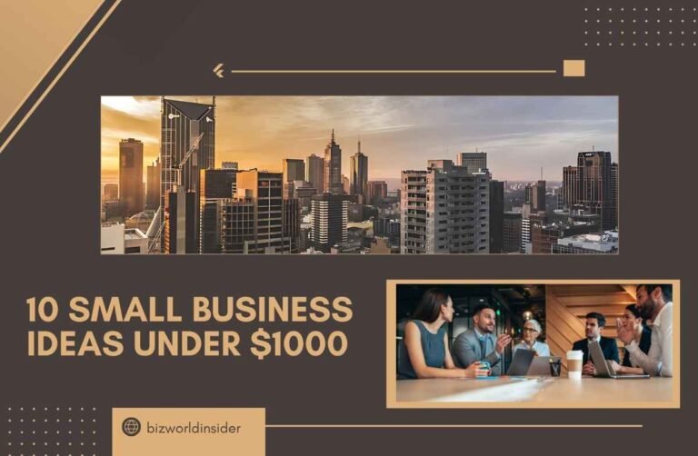 10 small business ideas under $1000